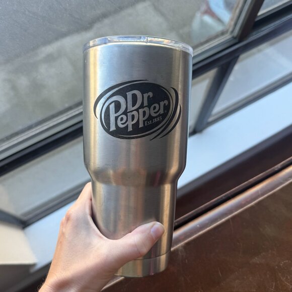Bundle of Dr Pepper Yeti Cups w/ Lids - Picture 2 of 5